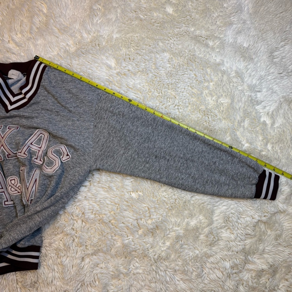 Texas A&M Varsity Vintage Style V-Neck Sweater - Picture 6 of 8